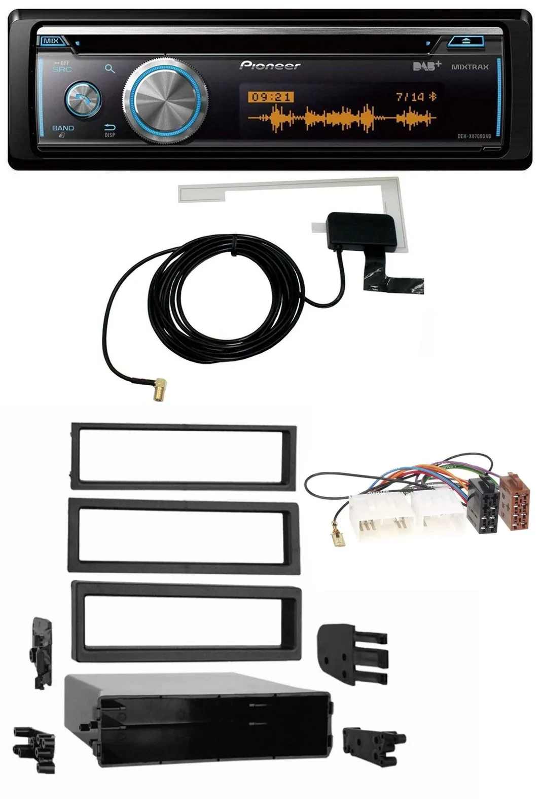 Автомагнитола для Mazda 929 (1973-1995) Pioneer Bluetooth, DAB, MP3, USB, CD