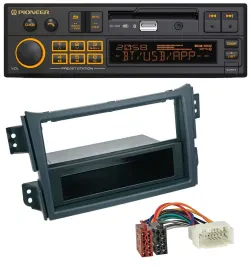 Pioneer DAB MP3 USB Bluetooth Autoradio für Opel Agila B 2008-2014 Suzuki Splash