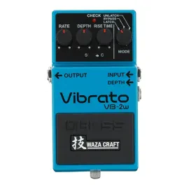 BOSS VB-2W All-Analog Circuitry RealnTime Control Waza Craft Vibrato Pedal