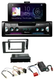 Автомагнитола для Audi A3 8P (2003–2006) Pioneer USB MP3 Bluetooth DAB, совместима с Bose Active