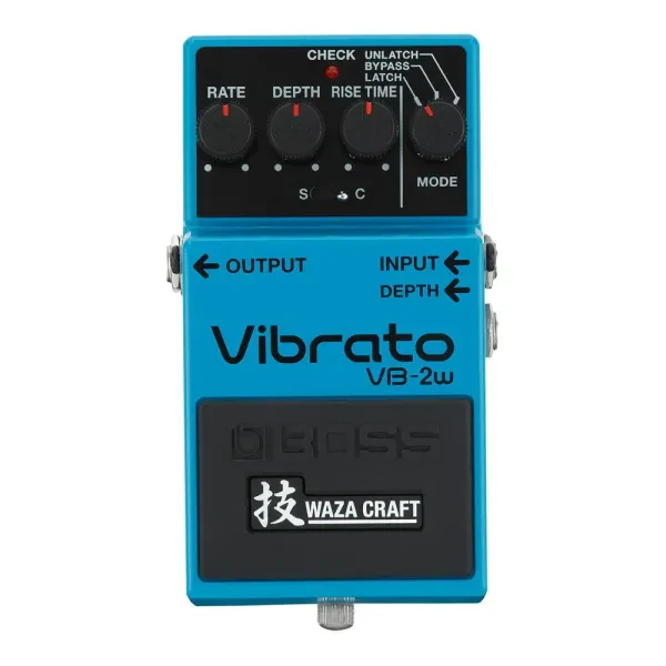 BOSS VB-2W All-Analog Circuitry RealnTime Control Waza Craft Vibrato Pedal
