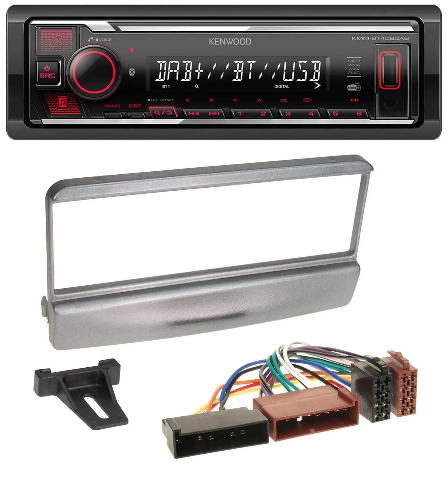 Kenwood MP3 Bluetooth USB DAB Autoradio für Ford Mondeo 96-02 Transit bis 06 Pum