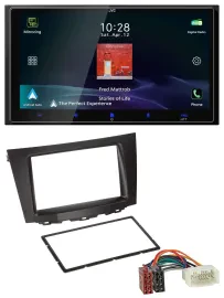 JVC USB Bluetooth 2DIN DAB MP3 Autoradio für Suzuki Kizashi (ab 2009)