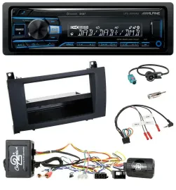 Alpine USB Bluetooth DAB Lenkrad Autoradio für Mercedes SLK R171 04-11 aktiv