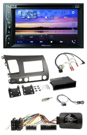 Автомагнитола Pioneer 2DIN Bluetooth USB DVD DAB для Honda Civic 2006–2010