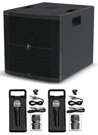 Сабвуфер активный для PA/DJ Mackie Thump115S 15" 1400W (набор) + 2 микрофона