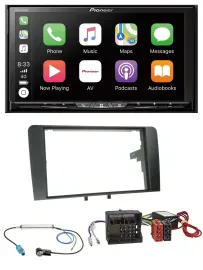 Pioneer 2DIN MP3 USB DAB DVD Bluetooth Autoradio für Audi A3 8P 2003-2012 Aktivs