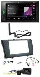 Автомагнитола Pioneer 2DIN, Bluetooth, DAB, MP3, для Toyota Avensis (2009–2011)