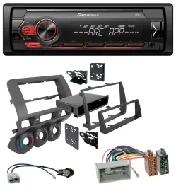 Автомагнитола Pioneer 1‑DIN, DAB, USB, AUX, MP3 для Honda Fit 2006–2007 (US)