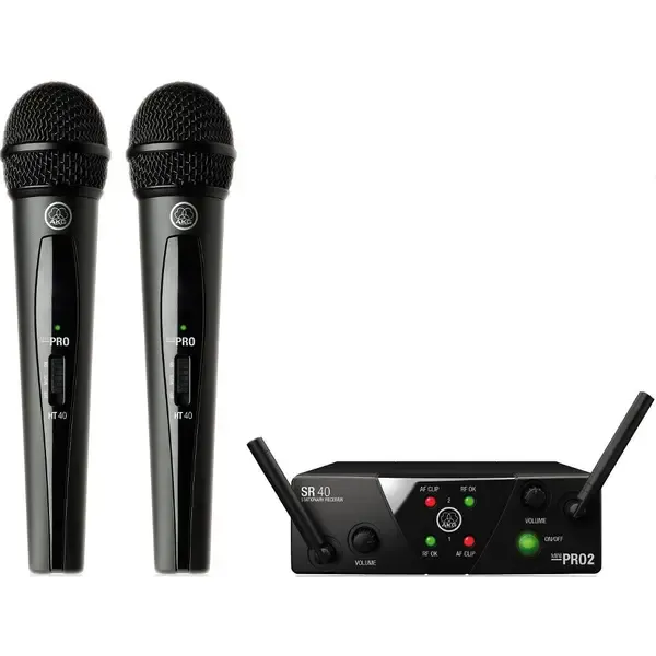 Аналоговая радиосистема с ручными микрофонами AKG WMS40 Mini2 Vocal Set US45A/C