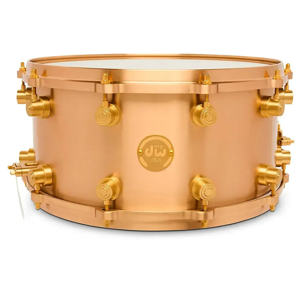 Малый барабан DW California Custom Shop MFG True Cast Bronze 14x7 RAW