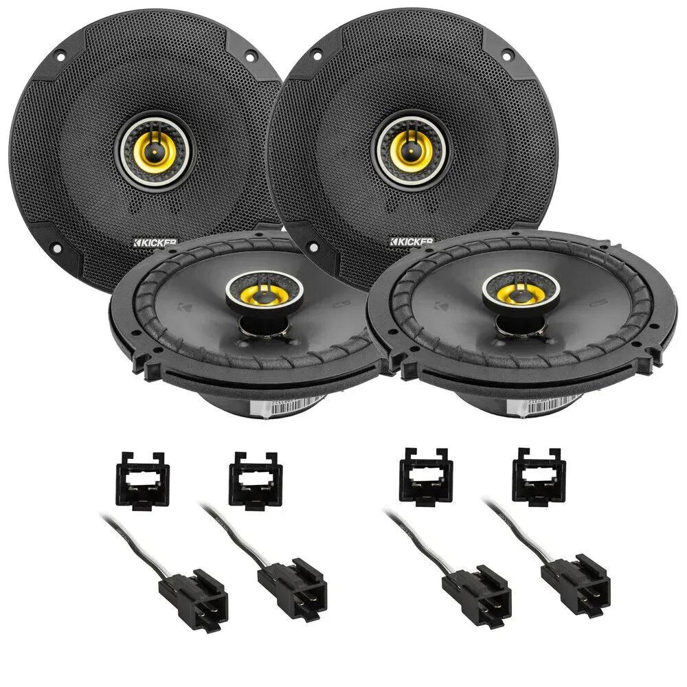 Автомобильные динамики для Jeep Cherokee 1997–2001 Kicker Factory Speaker Replacement Package (набор)