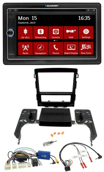 Blaupunkt 2DIN USB DAB Lenkrad Bluetooth TMC Navigation für Subaru Impreza ab 20