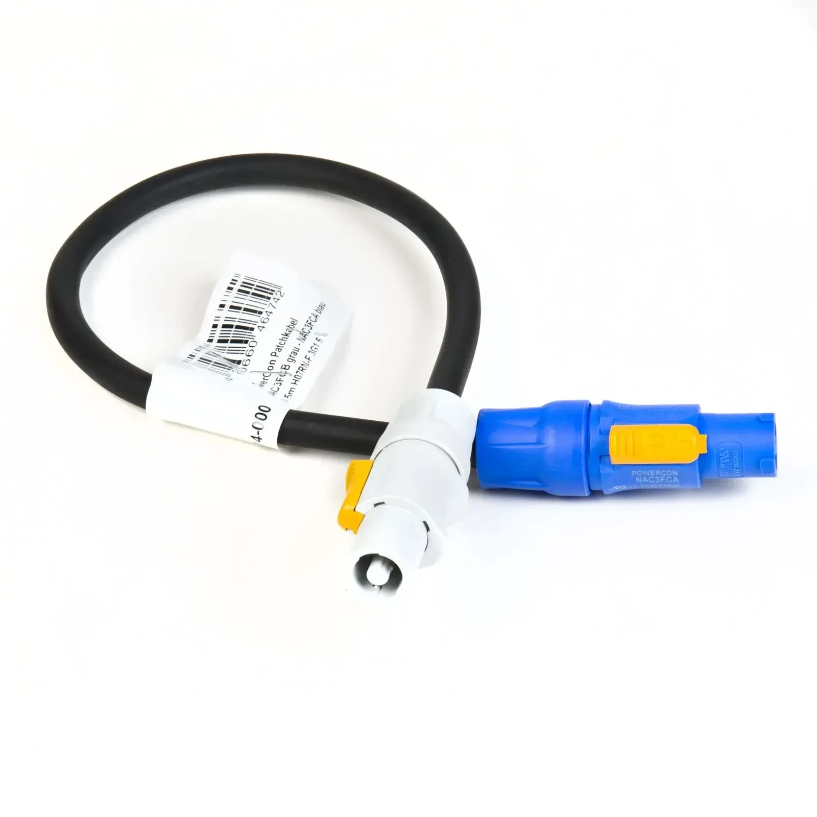 Сетевой кабель Music Store PAH0019114-000 Black 0.5 м