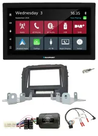 Автомагнитола для Suzuki Vitara LY (с 04/2020) Blaupunkt 2-DIN, DAB, Bluetooth, USB, поддержка управления на руле