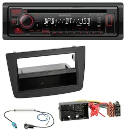 Автомагнитола Kenwood для Alfa Romeo MiTo 955 (с 2014) MP3/CD/USB/Bluetooth/DAB черная
