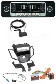 Dietz DAB Bluetooth USB MP3 Autoradio für Ford Fiesta JA8 08-10 ohne Display sch