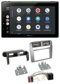 Pioneer 2DIN MP3 USB Bluetooth DAB Autoradio für Fiat Grande Punto 05-09 anthraz