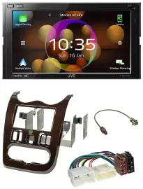 JVC DAB MP3 2DIN Bluetooth USB Autoradio für Dacia Logan Duster Sandero ab 11 du