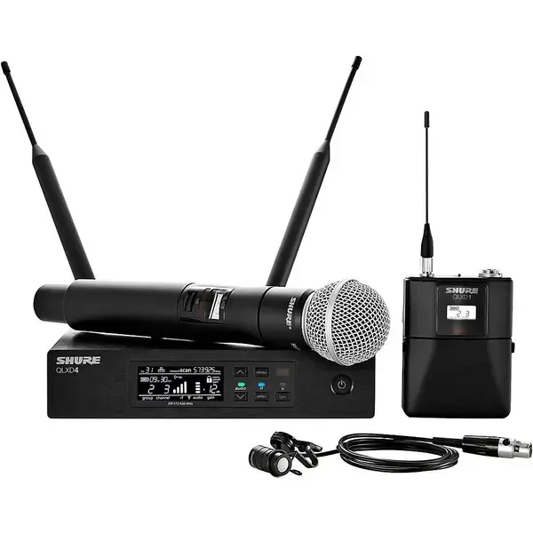 Микрофонная радиосистема Shure Wireless Bodypack and Vocal Combo System with WL185 and SM58 Band H50