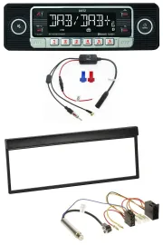 Dietz MP3 DAB Bluetooth USB Autoradio für Skoda Fabia (bis 2003)