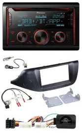 Pioneer 2DIN DAB Lenkrad Bluetooth USB CD Autoradio für Kia Ceed ab 2012 schwarz
