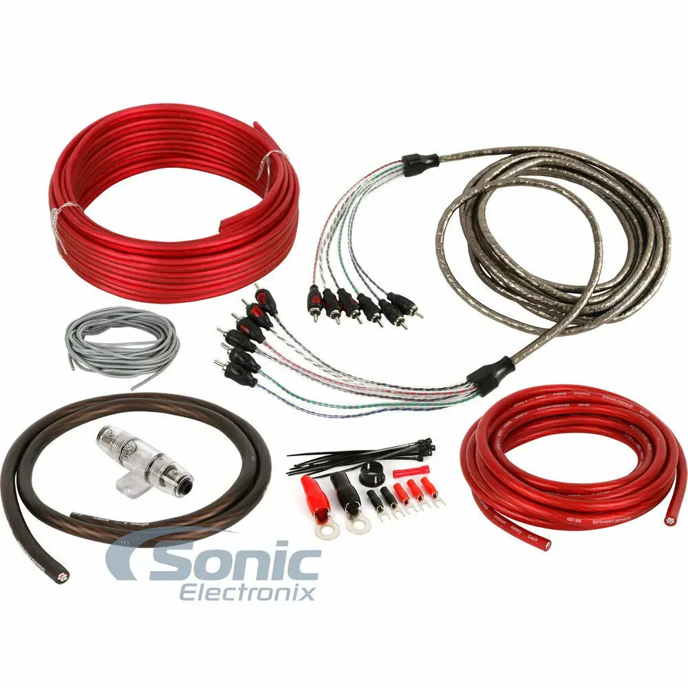 Кабельный комплект Belva BAK46 4 AWG для 5- или 6-канального автомобильного усилителя (набор)