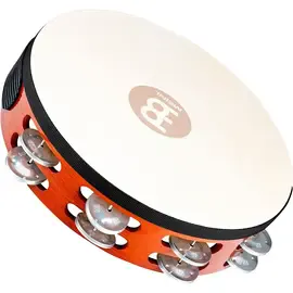 Тамбурин Meinl Goat-Skin Wood Tambourine Two Rows Aluminum Jingles African Brown