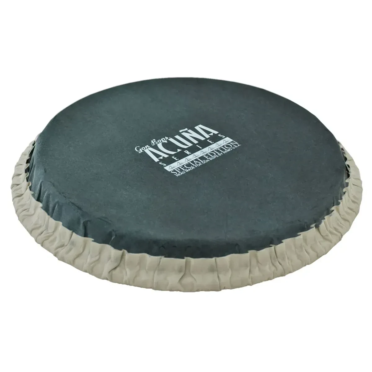 Пластик для конги Gon Bops Remo Skyndeep 9.75", черный, с логотипом GB