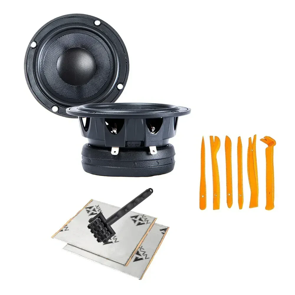 Diamond Audio DESK3 50W RMS 3.5" Component Speakers with Accessories