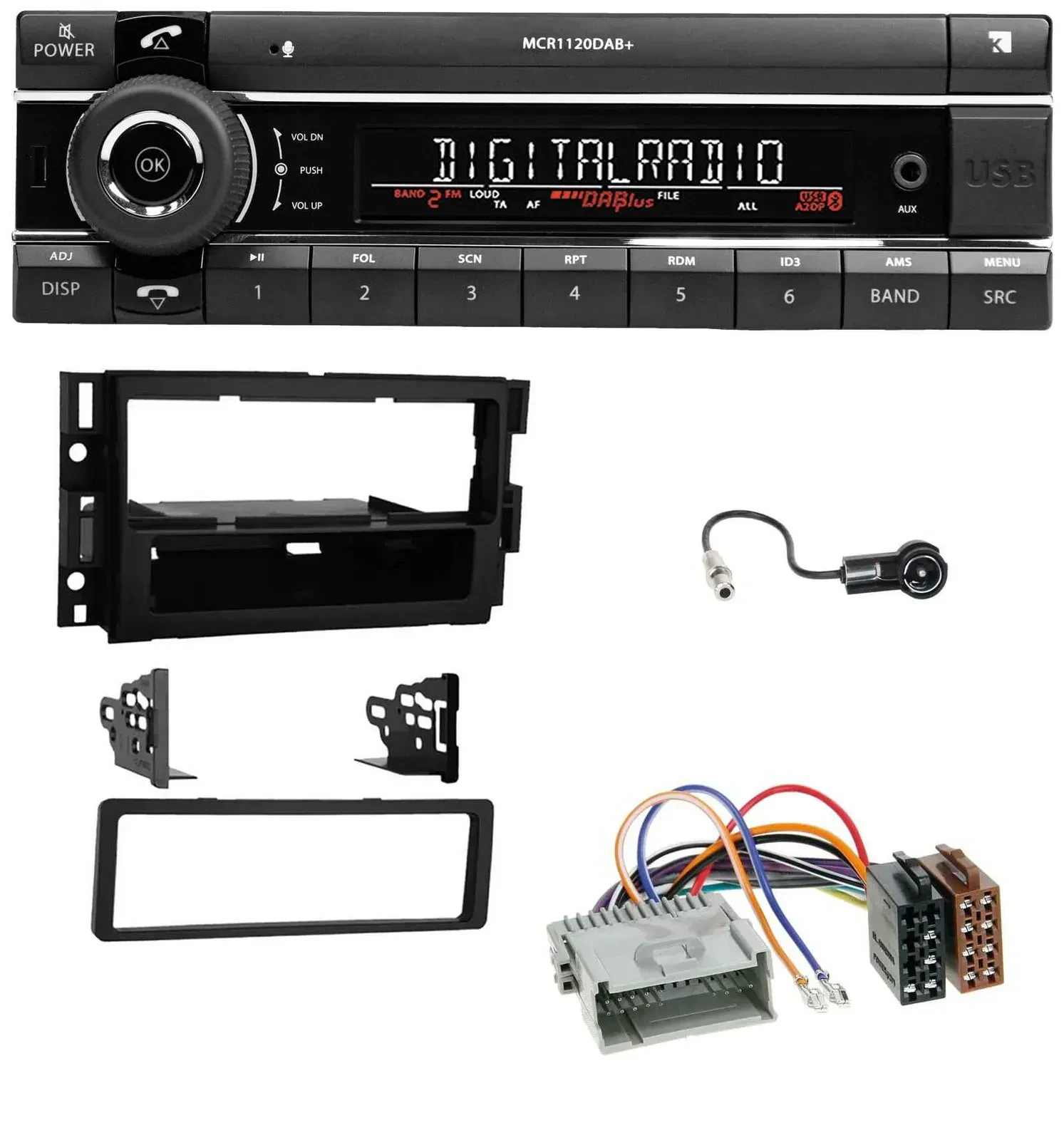 Kienzle Bluetooth MP3 USB DAB Autoradio für Buick Enclave 2008-2012 Lucerne 2006