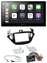 Pioneer MP3 Bluetooth DAB 2DIN USB Autoradio für Opel Adam ab 13 Corsa E ab 15
