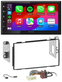 Kenwood MP3 USB DAB 2DIN Bluetooth Autoradio für Nissan Qashqai 2007-2013