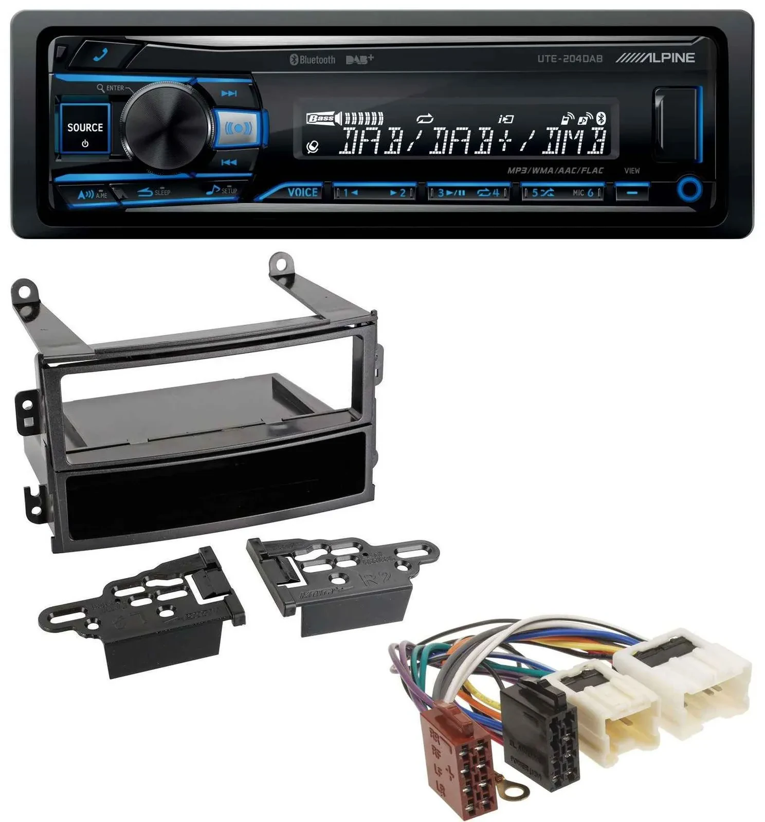 Автомагнитола для Nissan 350Z Roadster 2003–2005 Alpine USB Bluetooth DAB MP3