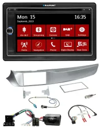 Blaupunkt Bluetooth DAB 2DIN USB DVD Lenkrad Autoradio für Alfa Giulietta 2010-2