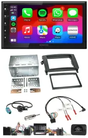 Kenwood Lenkrad USB DAB 2DIN Bluetooth Autoradio für Mercedes A- B-Klasse W169 T