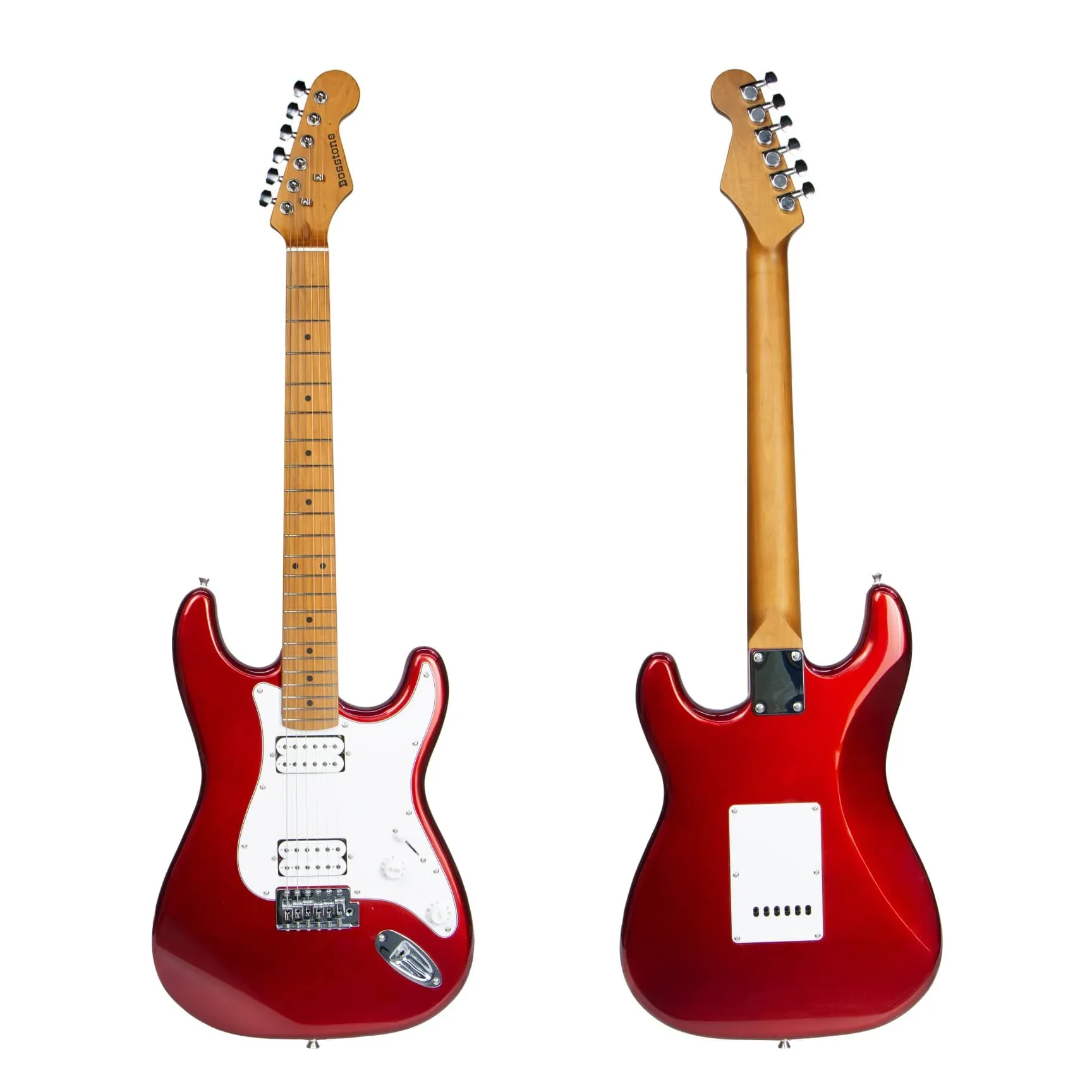 Электрогитара Bosstone SG-04 V.2 (2025) HH, 6 струн, цвет красный