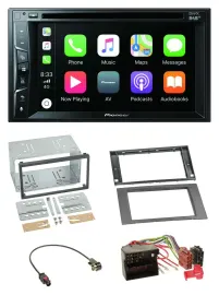 Pioneer MP3 USB DVD Bluetooth DAB 2DIN Autoradio für Ford Fusion Kuga Transit 05