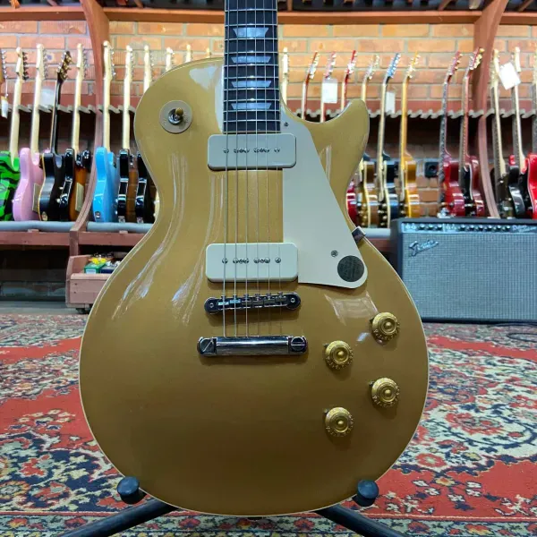 Электрогитара Gibson Les Paul Standard '50s P-90 Gold Top 2023 W/Case