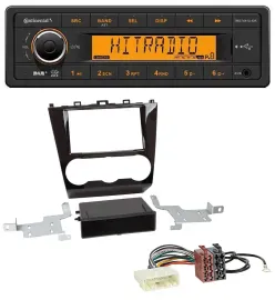 Автомагнитола Continental 1 DIN DAB MP3 AUX USB для Subaru Forester SJ (рестайлинг, с 2015)
