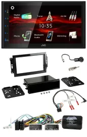 JVC USB Bluetooth Lenkrad DAB 2DIN Autoradio für Dodge Jeep