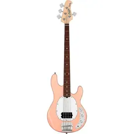 Бас-гитара Sterling by Music Man StingRay Ray4 Electric Bass Pueblo Pink White Pickguard