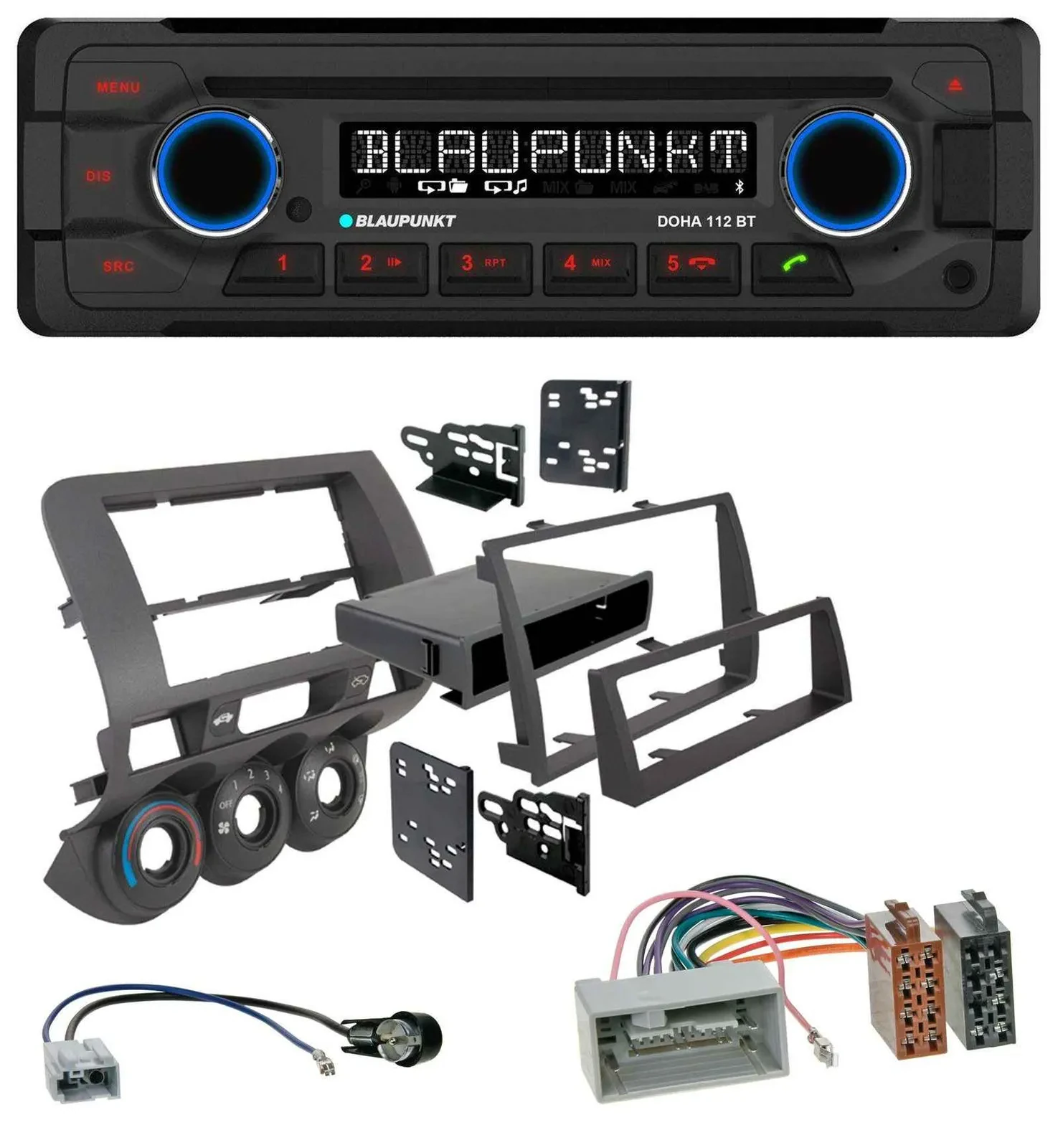Автомагнитола для Honda Fit 2006–2007 (US) Blaupunkt AUX MP3 CD Bluetooth USB