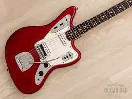 Гитара 1964 Fender Jaguar Pre-CBS Vintage Guitar Candy Apple Red, Collector-Grade, Case
