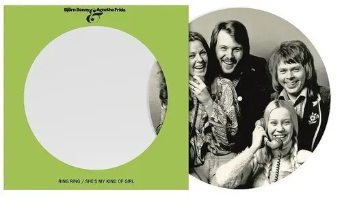 Виниловая пластинка ABBA - Ring Ring (English) / She's My Kind Of Girl [New 7" Vinyl] Picture Disc,