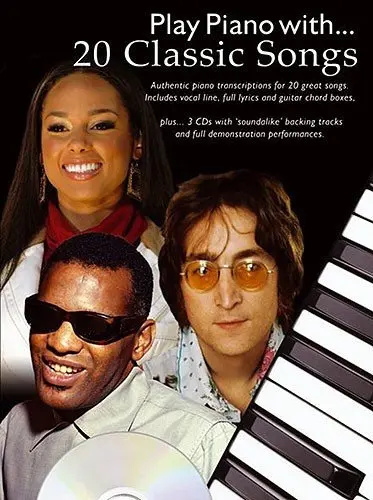 Ноты MusicSales PLAY PIANO WITH 20 CLASSIC SONGS PIANO VOCAL GUITAR