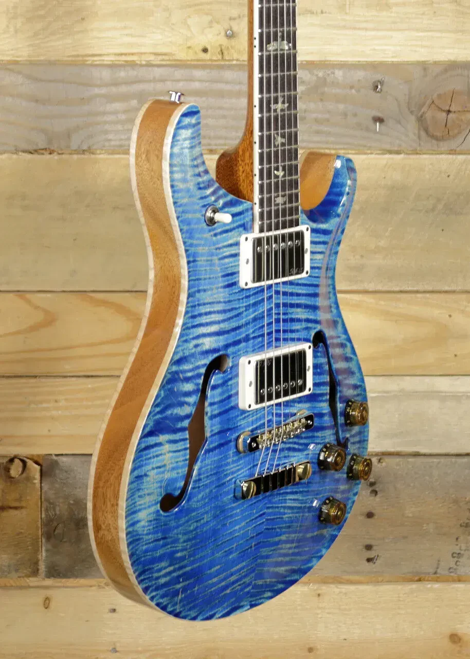 Электрогитара PRS McCarty 594 Hollowbody II Faded Blue Jean с кейсом
