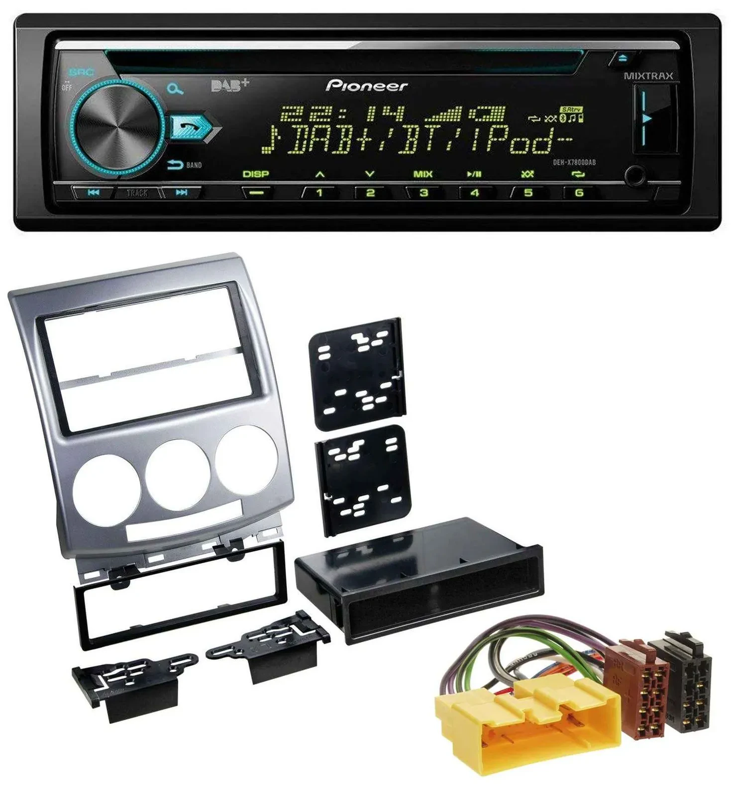 Автомагнитола для Mazda 5 (2005–2010) Pioneer DAB, CD, MP3, USB, Bluetooth