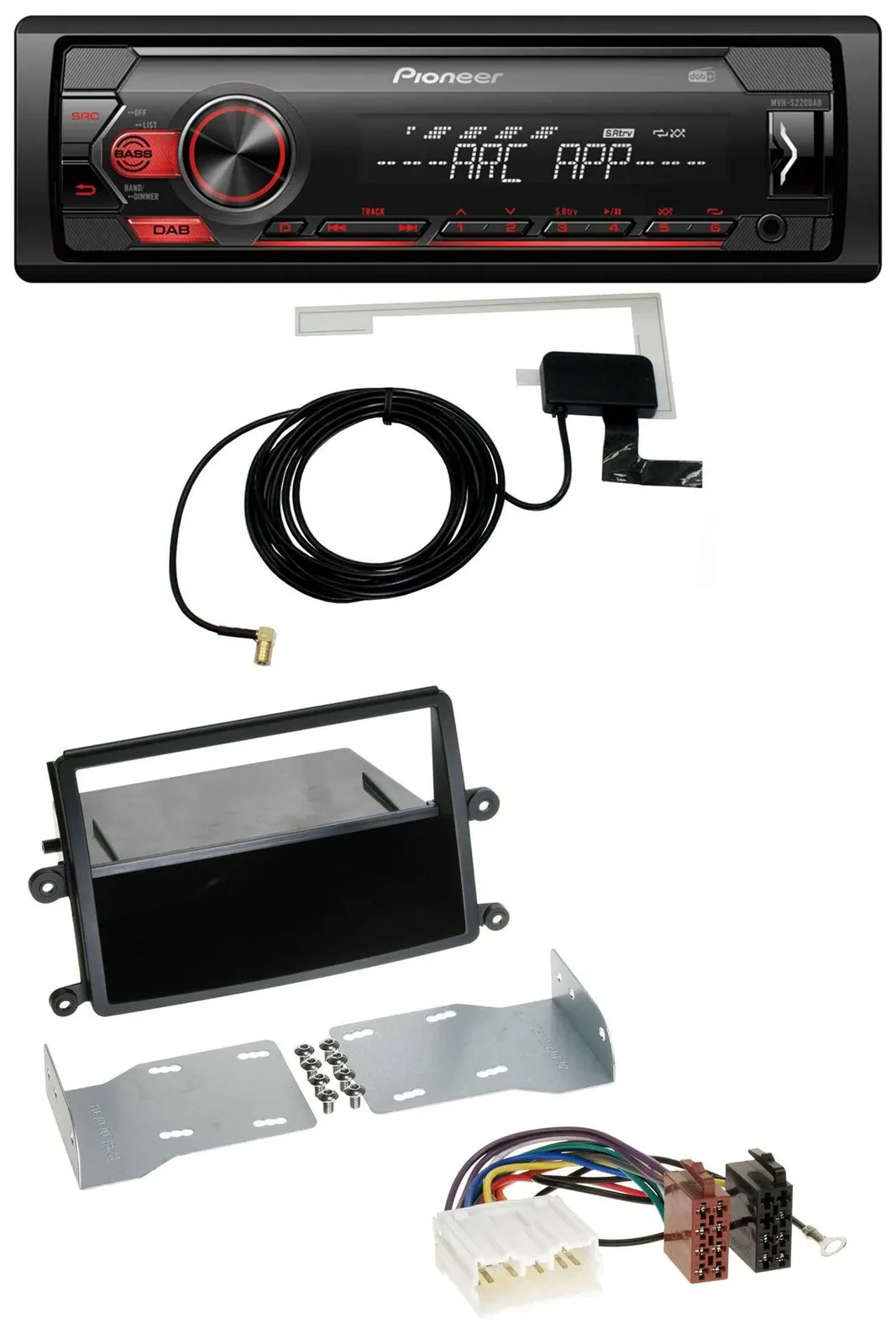 Автомагнитола для Mitsubishi L200 (с 2006) Pioneer 1DIN USB DAB MP3 AUX