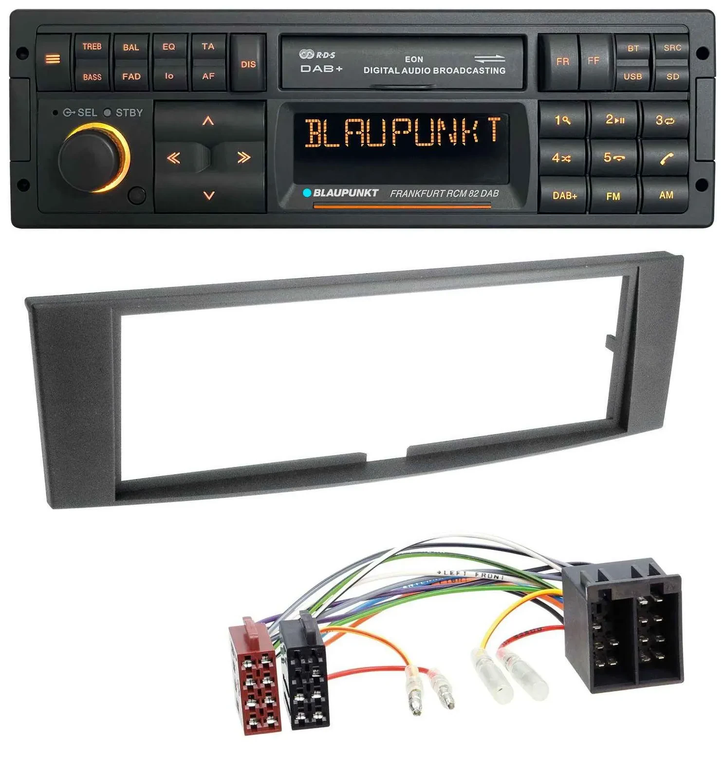 Автомагнитола Blaupunkt USB DAB SD MP3 Bluetooth для Renault Laguna II (2005–2008)